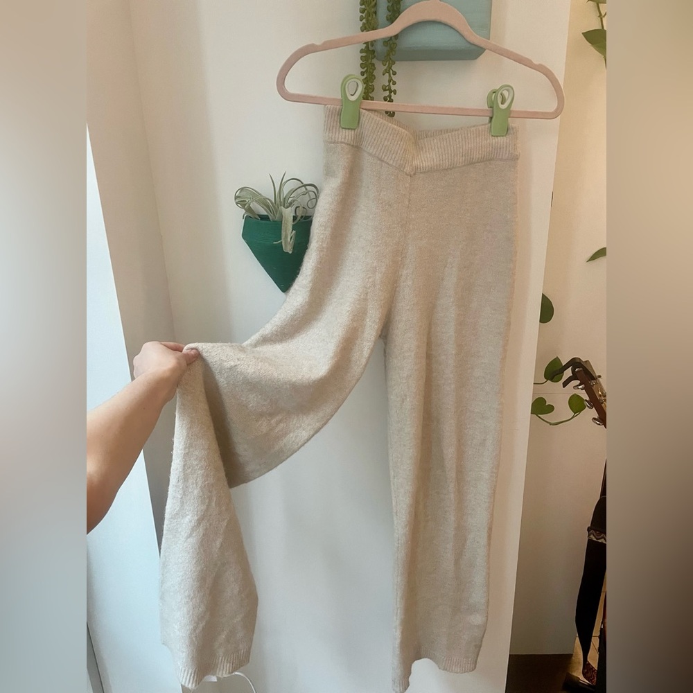 Cream Lounge Pants - Picture 2 of 5